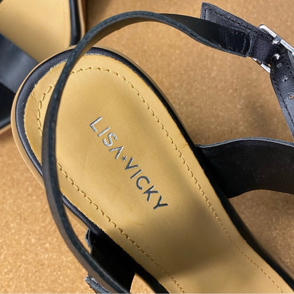LISA VICKY Oasis Slingback Sandals Size 9.5 - Picture 11 of 16